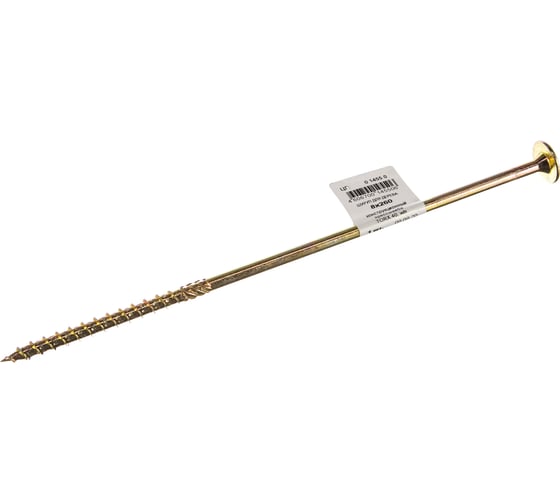 Изображение товара Конструкционный шуруп для дерева ЕВРОПАРТНЕР прессшайба TORX 40, ж/п 8x260 1 шт. 0 1455 0