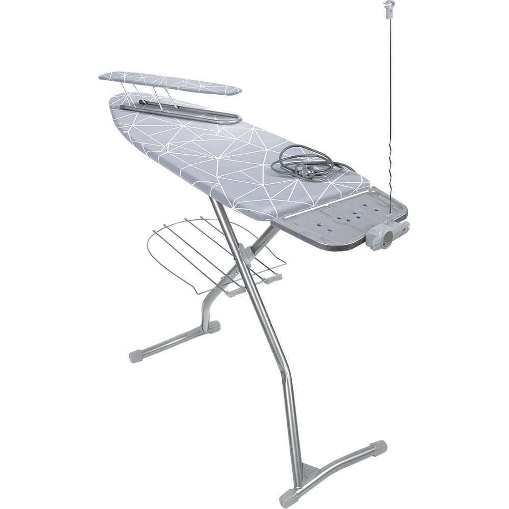 Изображение товара Гладильная доска Nika 11 тефлон НТ11/4 с линиями на сером покрытии