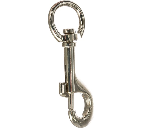 Изображение товара Пружинный карабин ЕВРОПАРТНЕР с вертлюгом, 75 мм, 1 шт. Z1 07757