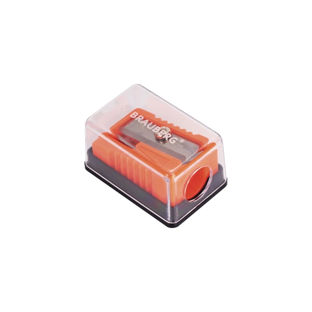 Изображение товара Точилка с контейнером BRAUBERG Assistant Mini комплект 4 штуки, корпус ассорти 880441