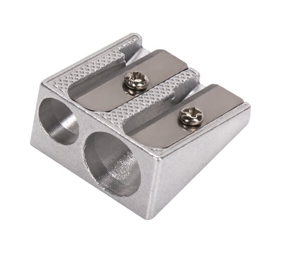 Изображение товара Точилка для карандашей 2 диаметров BRAUBERG Style металлическая, комплект 4 штуки 880447