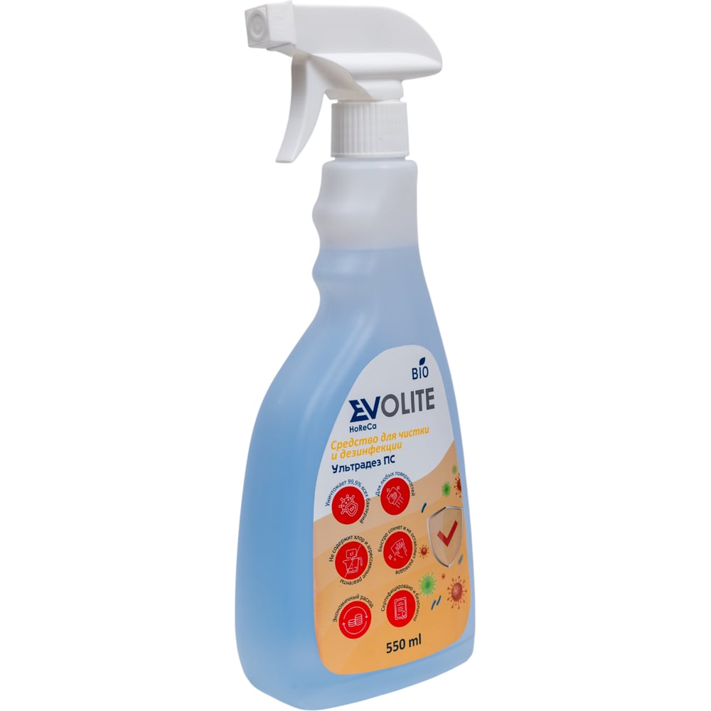 Изображение товара Нейтральное обезжиривающее средство EVOLITE Ультрадез ПС 309.0 0.55 л антимикробное