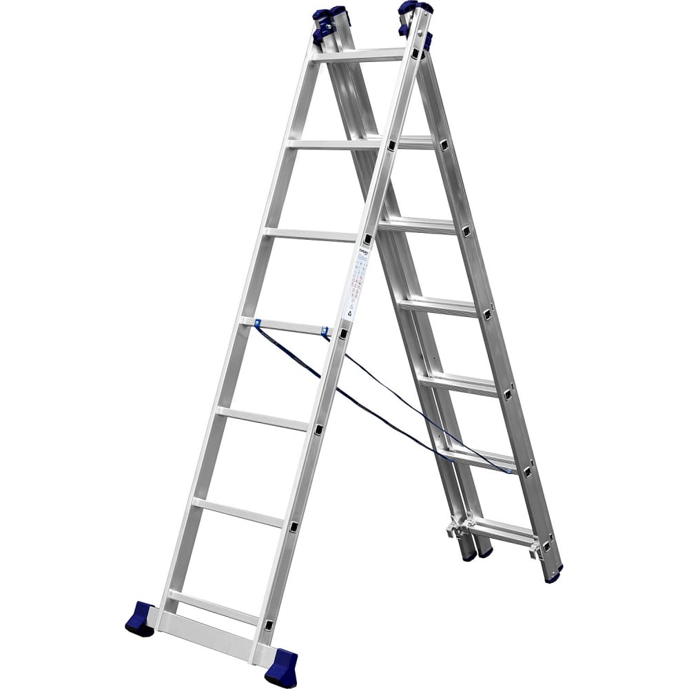 Трехсекционная лестница СИБИН лестница трехсекционная 282×476×646 см