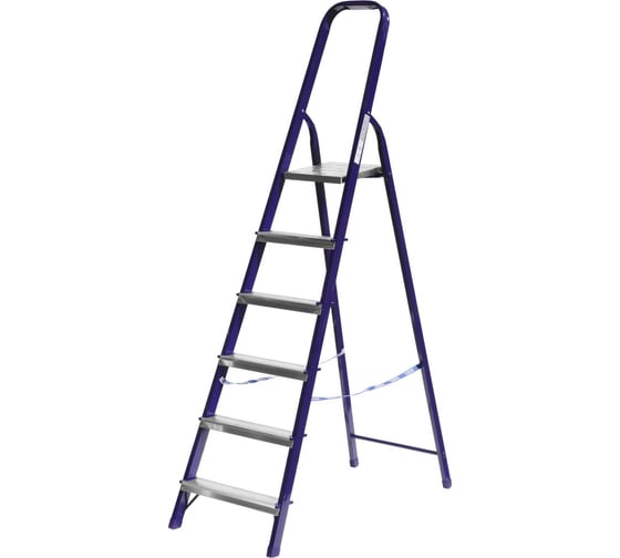 Изображение товара Стальная лестница-стремянка СИБИН 6 ступеней 38803-06