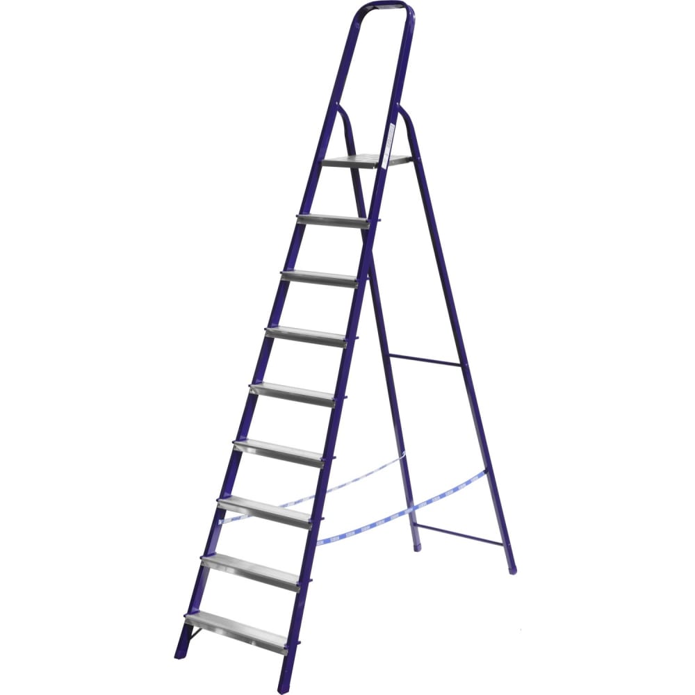 Стальная лестница-стремянка СИБИН лестница стремянка сибин 38803 05 5 ступеней