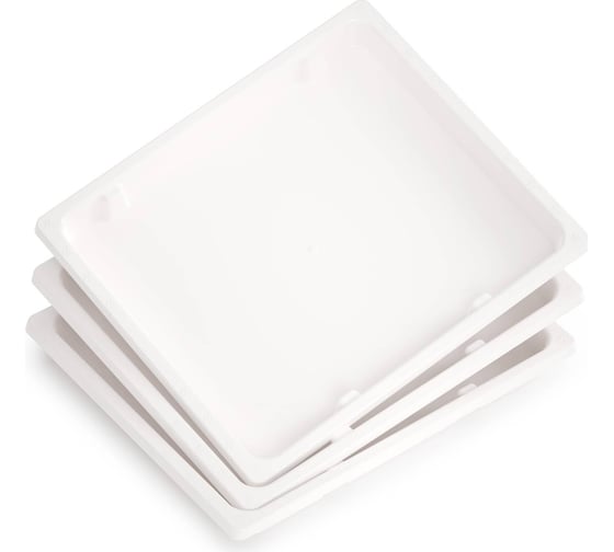 Изображение товара Набор подносов для заморозки пельменей ЗПИ «Альтернатива» 360x310x35 мм, белый М8157