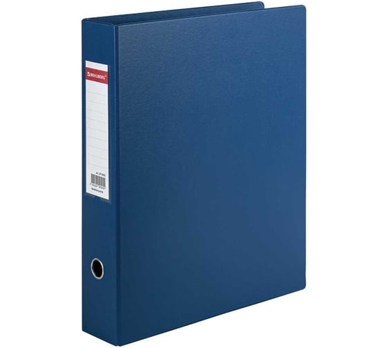 Изображение товара Папка-регистратор большого формата BRAUBERG А3, с двухсторонним покрытием из пвх, 70 мм, синяя 271832