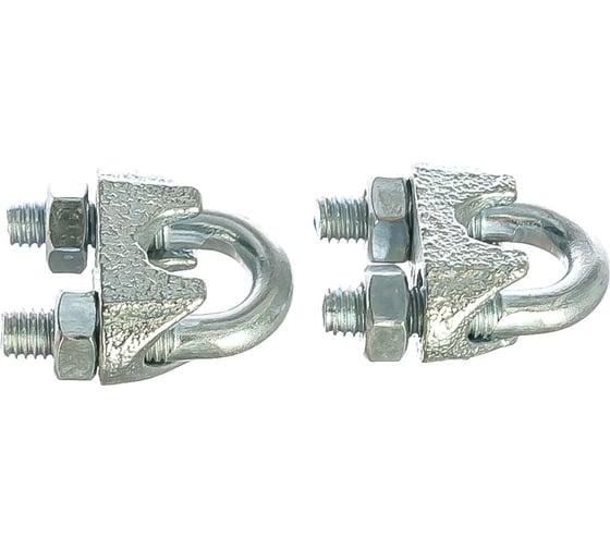 Изображение товара Зажим троса ЕВРОПАРТНЕР DIN 741 Zn D8 2 шт. Z1 07732