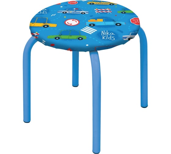 Изображение товара Детский табурет Nika ТМ/4 с машинками