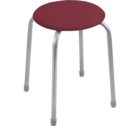 Изображение товара Табурет Nika классика 2 ТК02/ТК темно-красный