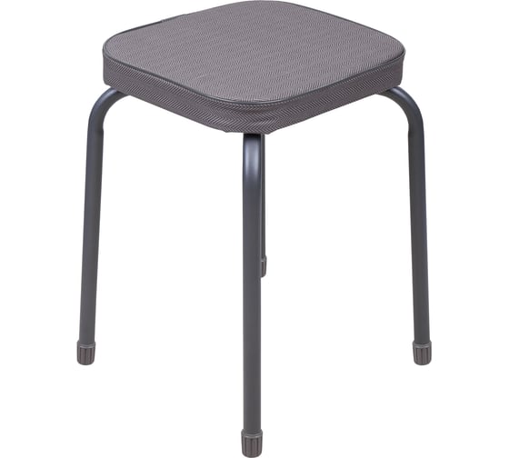 Изображение товара Табурет с квадратным сиденьем Nika Haushalt НТ1/Н в ёлочку