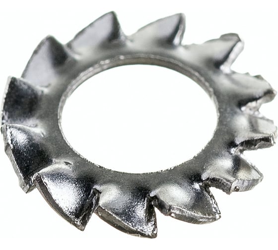 Изображение товара Стопорная шайба ЕВРОПАРТНЕР DIN 6798A, с наружн. зубьями, М5, нержав. сталь, 10 шт. G2 2053 1