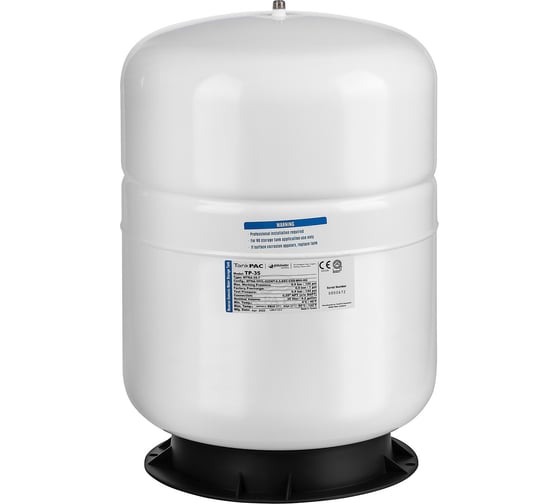 Изображение товара Накопительный бак Гейзер TP-35 9,2 gal (35л) TankPac metal 1/4'' NPT (кран в комплекте) 25382