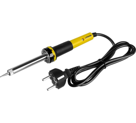 Изображение товара Набор для паяльных работ Stayer PROFI паяльник 55300  60 Вт 55314-60-H8