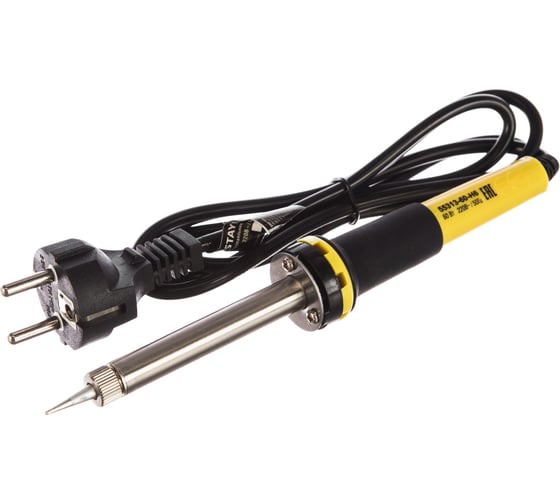 Изображение товара Набор для паяльных работ Stayer PROFI PROTerm паяльник 55300 60Вт 55313-60-H6