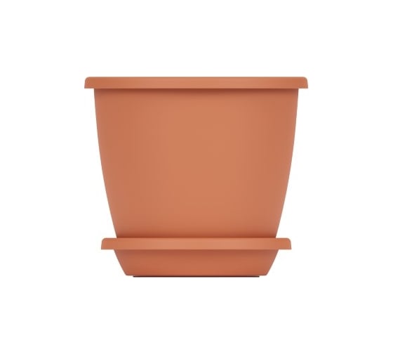 Изображение товара Цветочный горшок ЗПИ Альтернатива Афина 2,2л коричневый М6522