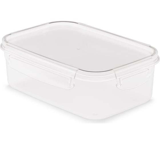 Изображение товара Емкость для СВЧ ЗПИ «Альтернатива» Прайм 1 л, прямоугольная, на защелках М8501