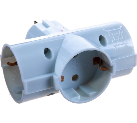 Изображение товара Электрический разветвитель STAYER MAXElectro, 3 гнезда, 16А/220В 55093-3