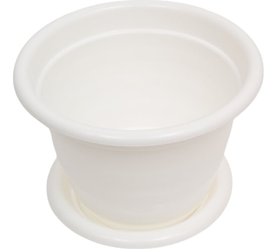 Изображение товара Цветочный горшок ЗПИ Альтернатива Виола 5л белый М1343