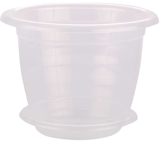 Изображение товара Цветочный горшок ЗПИ Альтернатива дорхидеи 3,5л прозрачный М7687