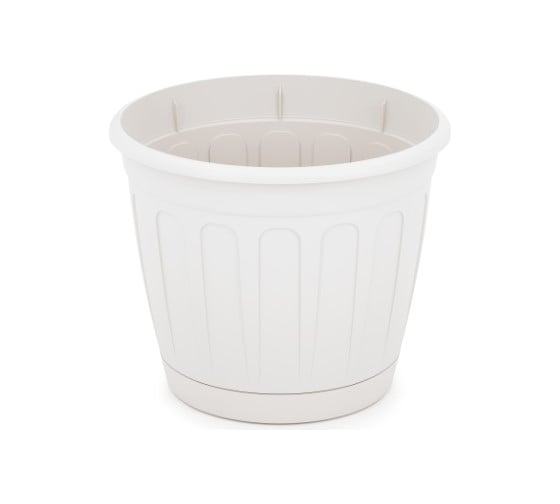Изображение товара Цветочный горшок ЗПИ Альтернатива Дионис 1,6 л, белый М8243