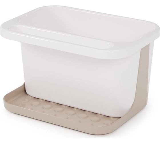 Изображение товара Подставка для моющих средств ЗПИ «Альтернатива» бело-бежевый М5951