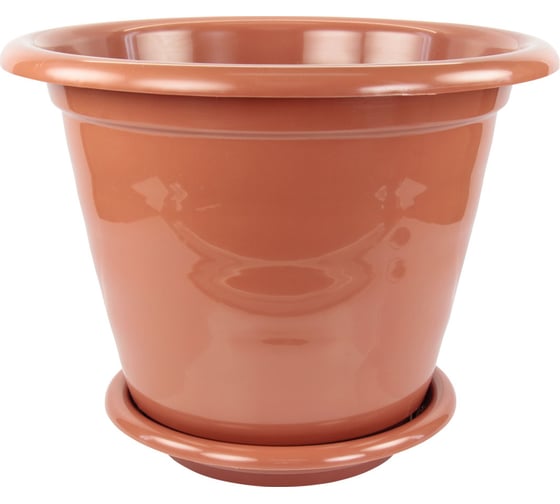 Изображение товара Цветочный горшок ЗПИ Альтернатива Виола 16л коричневый М1538