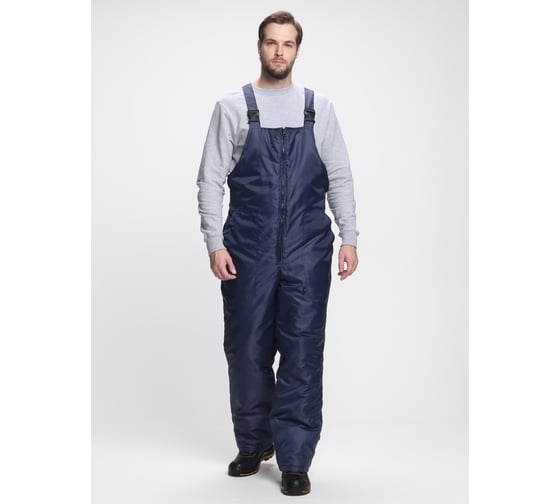 Изображение товара Зимний полукомбинезон ФАКЕЛ Стандарт темно-синий, размер 56-58, рост 170-176 86296000.007
