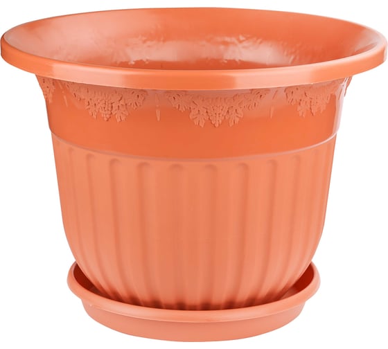 Изображение товара Цветочный горшок ЗПИ Альтернатива Лозанна 40л коричневый М7423