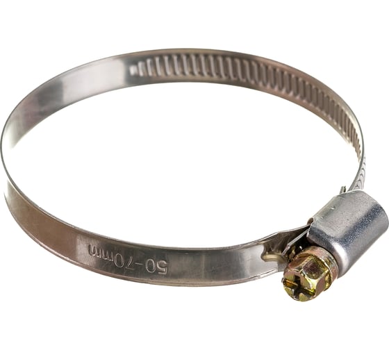 Изображение товара Универсальный хомут ЕВРОПАРТНЕР 50-70, нержав. сталь, 1 шт. G1 6161