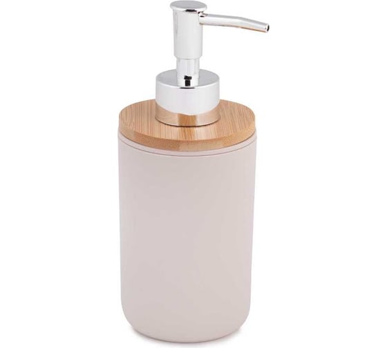 Изображение товара Дозатор для жидкого мыла ЗПИ «Альтернатива» "Бамбук" бежевый М8059
