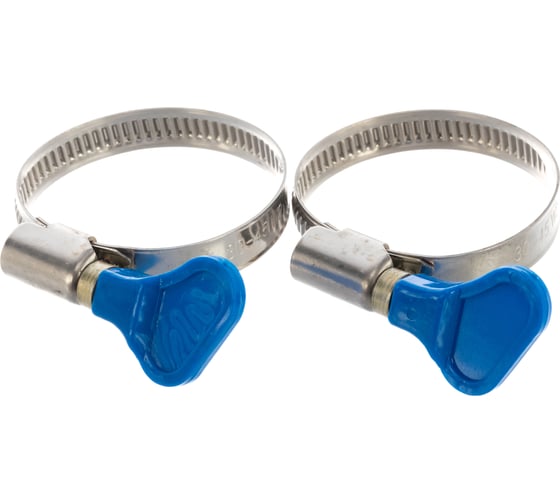 Изображение товара Хомут-бабочка ЕВРОПАРТНЕР 30-45, нержав. сталь, 2 шт. G1 0818