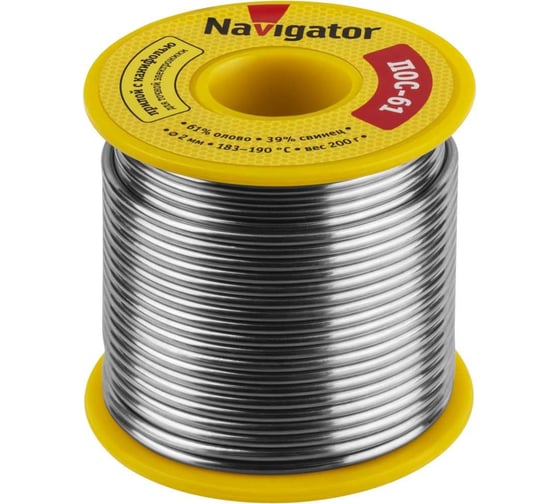 Изображение товара Припой 93 731 NEM-Pos05-61K-2-K200 Navigator 28370 93731