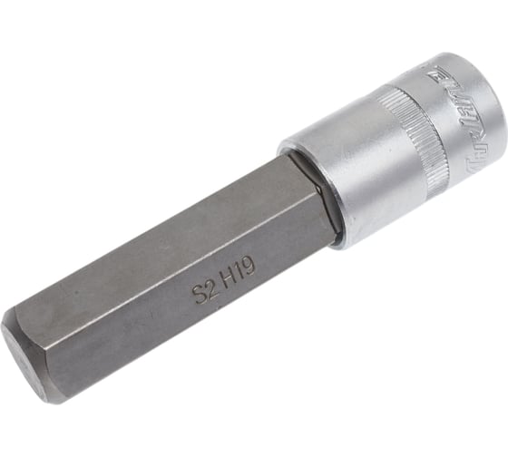 Изображение товара Головка 1/2" DR с шестигранной вставкой 19 мм, 100 мм Airline AT-BS-57