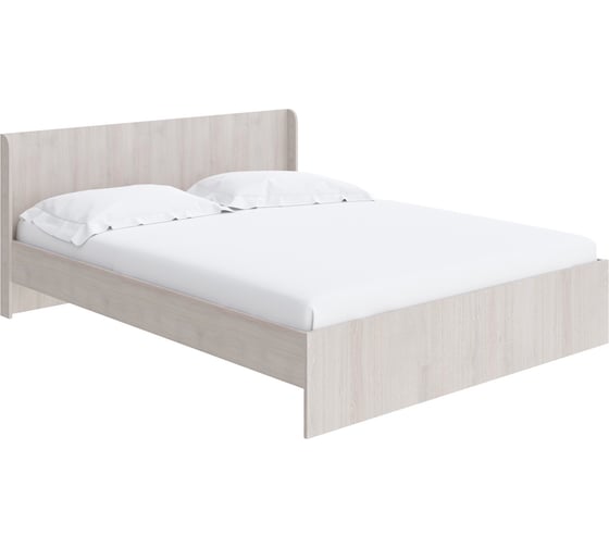 Изображение товара Кровать ОРМАТЕК Practica 140-200(3 сост.части) Дуб Шамони светлый (124)