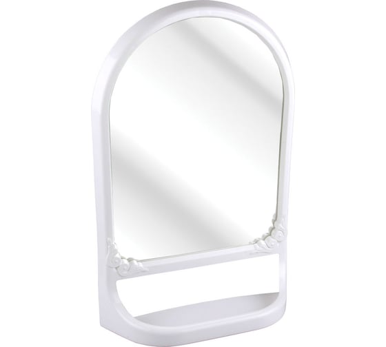 Изображение товара Зеркало с полкой ЗПИ Альтернатива белый М3130