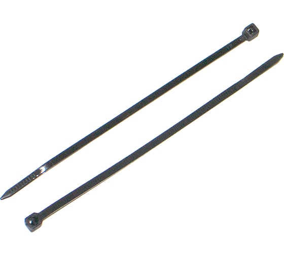 Изображение товара Хомут стяжка DolleX 2,5х100, нейлоновая, уп. 100 шт. черный SN-211