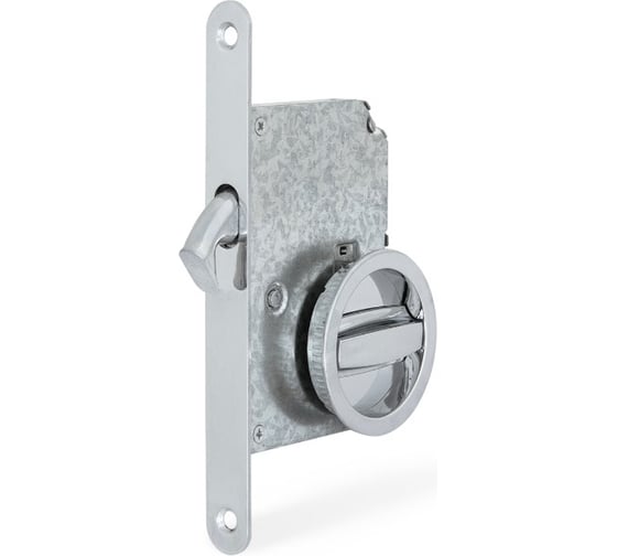 Изображение товара Ручка с замком для раздвижных дверей Palladium 03 BK CP 11948