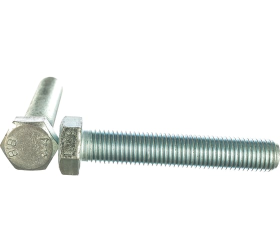 Изображение товара Болт Стройметиз М16х90 DIN 933, класс прочности 8. 8, цинк уп. 10 шт коробка 3025165