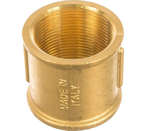 Изображение товара Равнопроходная муфта ELSEN ВВ 1 1/2 1 1/2 латунь EBF16.112