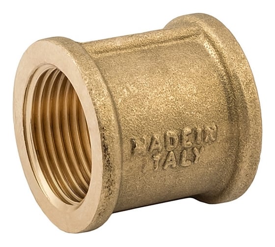 Изображение товара Равнопроходная муфта ELSEN ВВ 2 2 латунь EBF16.20