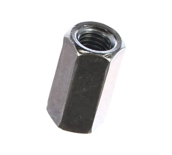 Изображение товара Соединительная гайка Стройметиз DIN6334 М12 цинк 10 шт. 3050078