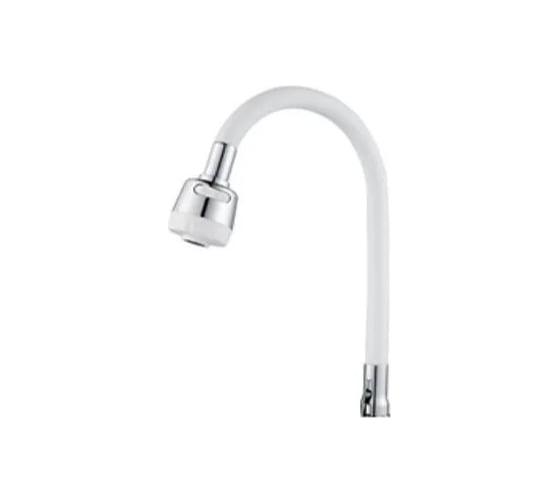 Изображение товара Излив смесителя для кухни ARCO DA VELLA гибкий белый, с насадкой 16228