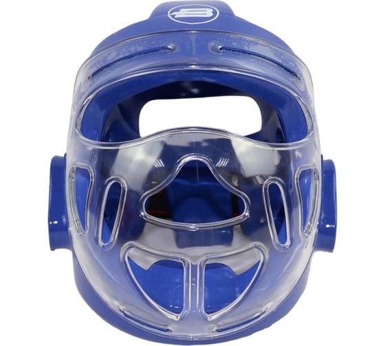 Изображение товара Шлем с маской для тхэквондо Boybo синий, внт45, размер S 4670144327033