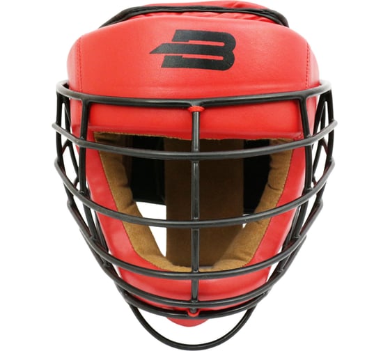 Изображение товара Шлем с металлической решеткой Boybo flexy bp2005 красный, размер L 4631151779130