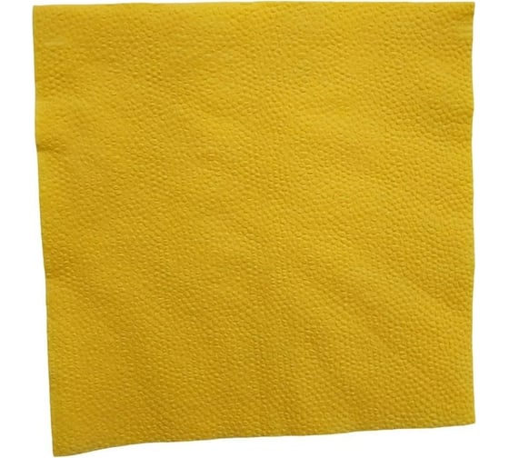 Изображение товара Бумажные салфетки ООО Комус Profi pack 1 слой, 33x33 см, желтый, 250 штук 1738430
