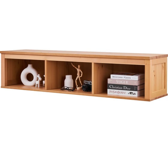 Изображение товара Навесная полка Лузалес КЫМÖР 148х34х37 см, светло-коричневый 5031220204