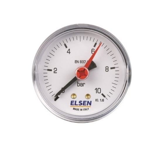 Изображение товара Манометр ELSEN -100, 1/4, н, осевой, pn, бар-0-6 36555027