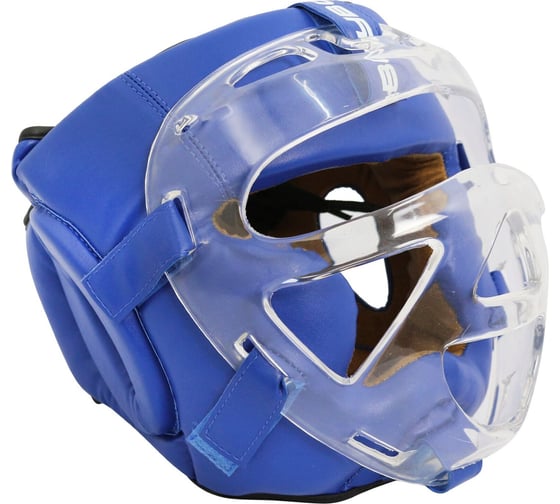 Изображение товара Шлем с пластиковым забралом Boybo flexy bp2006 синий, размер M 4631151778966