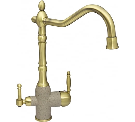 Изображение товара Кухонный смеситель Zigmund & Shtain 1900 речной песок ЦБ-00000777